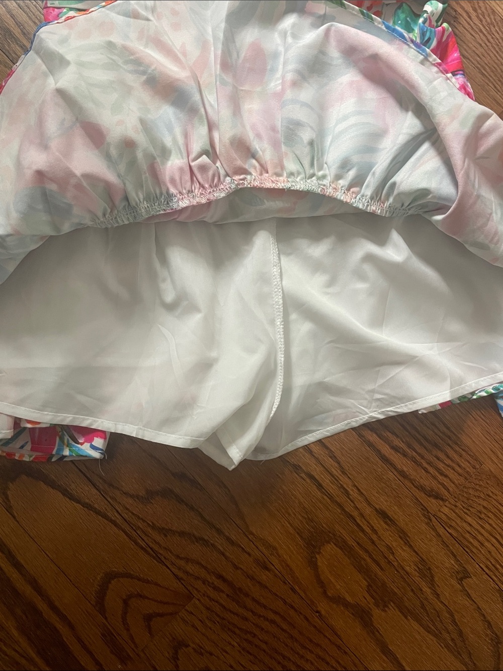Floral Ruffle Romper - Multi - Picture 7 of 8